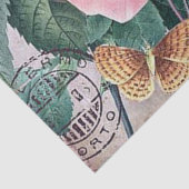 Vintage Blumenmuster-Rose Party Seidenpapier (Detail)