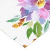 Vintage Blumenmuster Tischdecke (Schrägansicht)