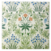 Vintage-Blumenmuster William Morris Fliese (Vorderseite)