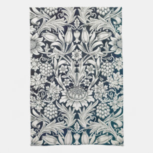 Vintage-Blumenmuster, William Morris Geschirrtuch