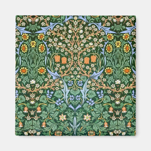 Vintage-Blumenmuster William Morris Magnet (Vorne)