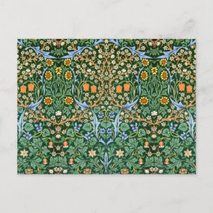 Vintage-Blumenmuster William Morris Postkarte