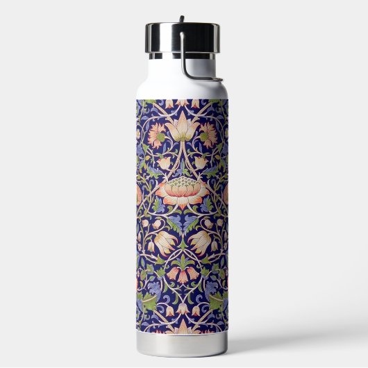 Vintage-Blumenmuster, William Morris Trinkflasche (Links)