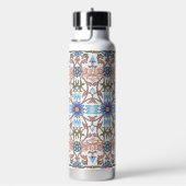 Vintage-Blumenmuster, William Morris Trinkflasche (rechts)