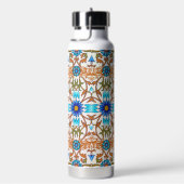Vintage-Blumenmuster, William Morris Trinkflasche (rechts)