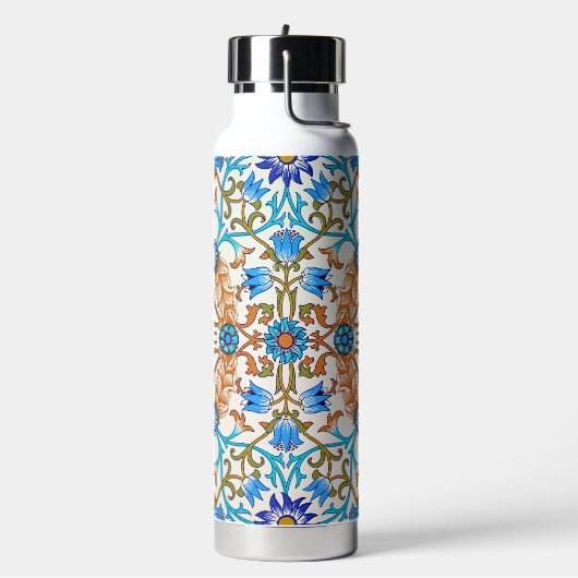 Vintage-Blumenmuster, William Morris Trinkflasche (Links)