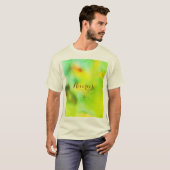 Vintage Blumennatur - Romantische Abstrakte Elegan T-Shirt (Vorne ganz)