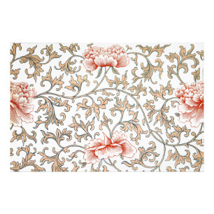 Vintage-Blumenornament von Owen Jones Poster