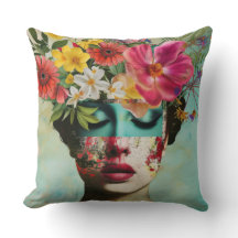 Vintage-Blumenporträt 