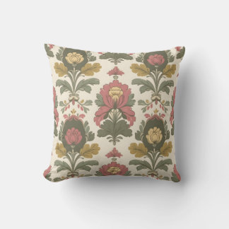 vintage Blumenprint Kissen