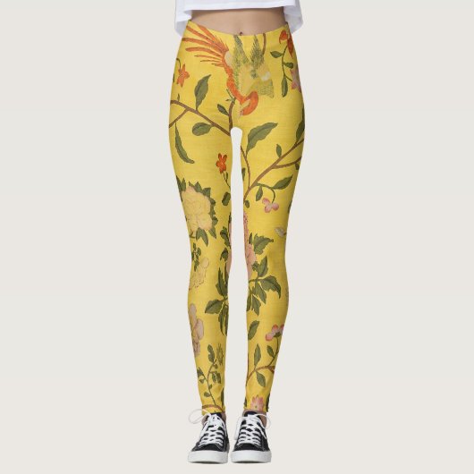 Vintage BlumenPrint Leggings (Vorderseite)