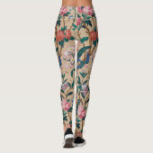 Vintage BlumenPrint Leggings (Rückseite)