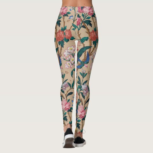 Vintage BlumenPrint Leggings (Rückseite)