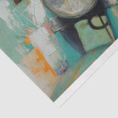 Vintage Blumenradfahrerin Dekoupage Seidenpapier (Ausschnitt)