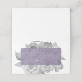 Vintage Blumenrübe Platzkarte (Außenseite Aufgefaltet)