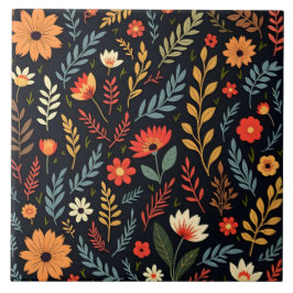 Vintage Blumensammlung Beautiful Popular Collectio Fliese