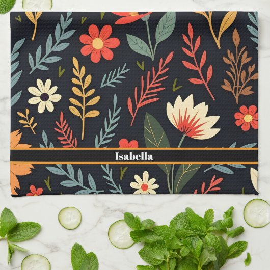 Vintage Blumensammlung Beautiful Popular Collectio Geschirrtuch (Gefaltet)