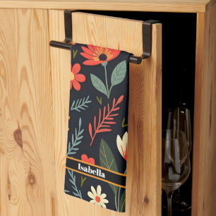 Vintage Blumensammlung Beautiful Popular Collectio Geschirrtuch