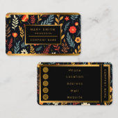 Vintage Blumensammlung Beautiful Popular Collectio Visitenkarte (Vorne/Hinten)