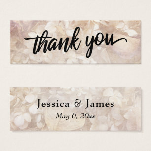 Vintage Blumenschriftart Danke-Hochzeitsgeschenk