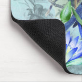 Vintage Blumensingvögel Kleid und Geschenke Mousepad (Ecke)