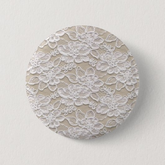 Vintage Blumenspitze Button (Vorderseite)