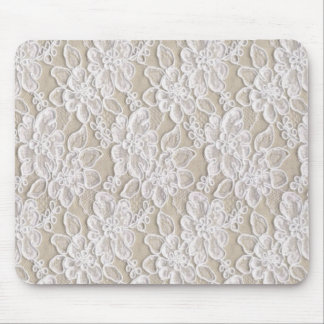 Vintage Blumenspitze Mousepad