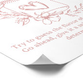 Vintage Blumenspülung Raten Baby Food Poster (Ecke)