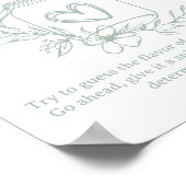 Vintage Blumenspülung Raten Baby Food Poster (Ecke)