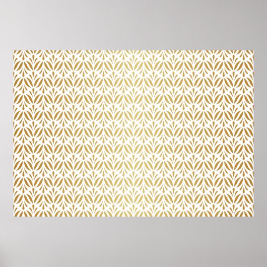 Vintage Blumenstaube nahtlos. Elegant Poster (Vorne)