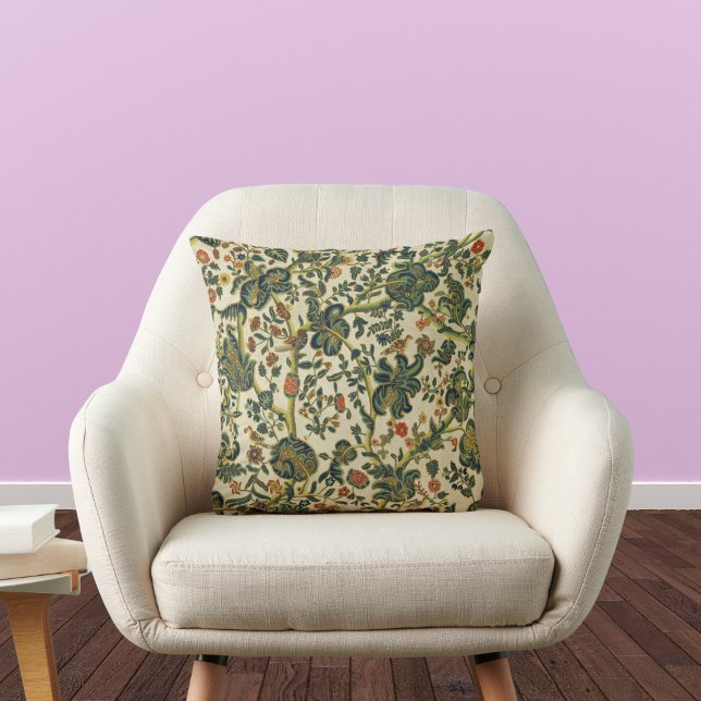 Vintage Blumenstickerei Kissen (Von Creator hochgeladen)