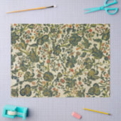 Vintage Blumenstickerei Seidenpapier (Basteln)