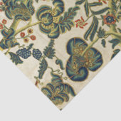 Vintage Blumenstickerei Seidenpapier (Detail)