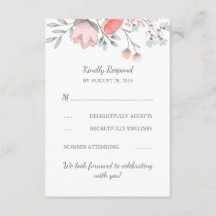 Vintage Blumenstrauß-Hochzeitskarte