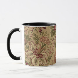 Vintage Blumentapete Kaffeemaschine Tasse - Antiqu