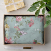 Vintage Blumentapete Seidenpapier (Geschenk)