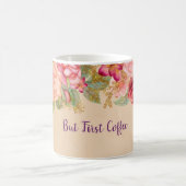 Vintage BlumenTasse Kaffeetasse (Mittel)