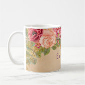 Vintage BlumenTasse Kaffeetasse (Links)