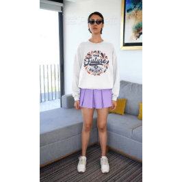 Vintage Blumenvibe - Die Zukunft ist hell! T-Shirt