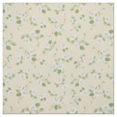 Vintage Blumenweiße Milchsorten Stoff (Muster)