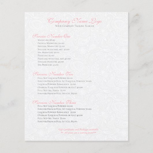 Vintage Blumenzauberkunst Flyer (Hinten)