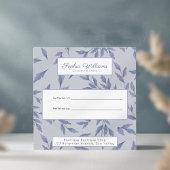 Vintage Blumenzilloskarte Empfehlungskarte