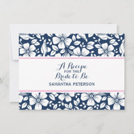 Vintage Blumenzitekarte