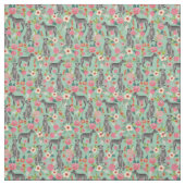 Vintage Blumenzwerge aus Wolfshund Stoff (Muster)