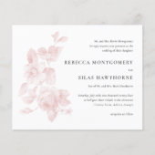 Vintage Blumenzwiebeleinladung (Vorderseite)