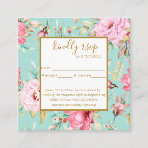 Vintage Blumenzwiebelkarte Begleitkarte