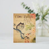 Vintage Blumenzwiebeln Blume Cartale Postkarte (Stehend Vorderseite)