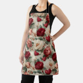 Vintage Blumige Valentinstagsmuster Schürze (InSitu)