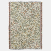 Vintage Blumige William Morris Frucht Decke (Vorderseite Vertikal)