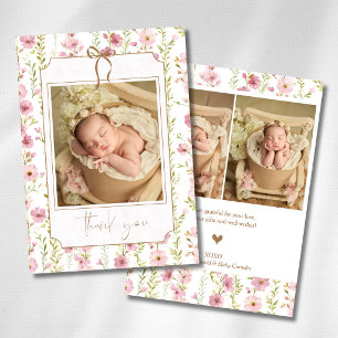 Vintage Blush Gladiolus Blumenband Baby-Foto Ankündigung